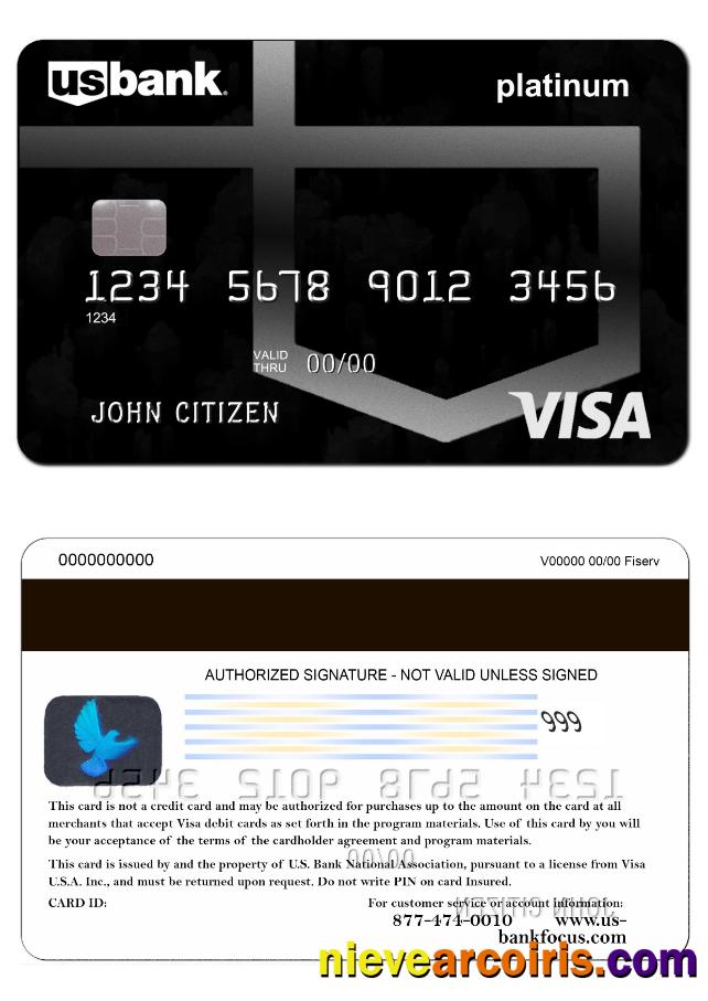 USA U.S. Bank visa card